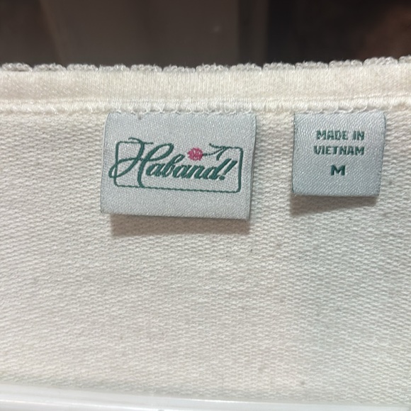 Haband Vintage Embroidered Floral Top Medium - Picture 3 of 9